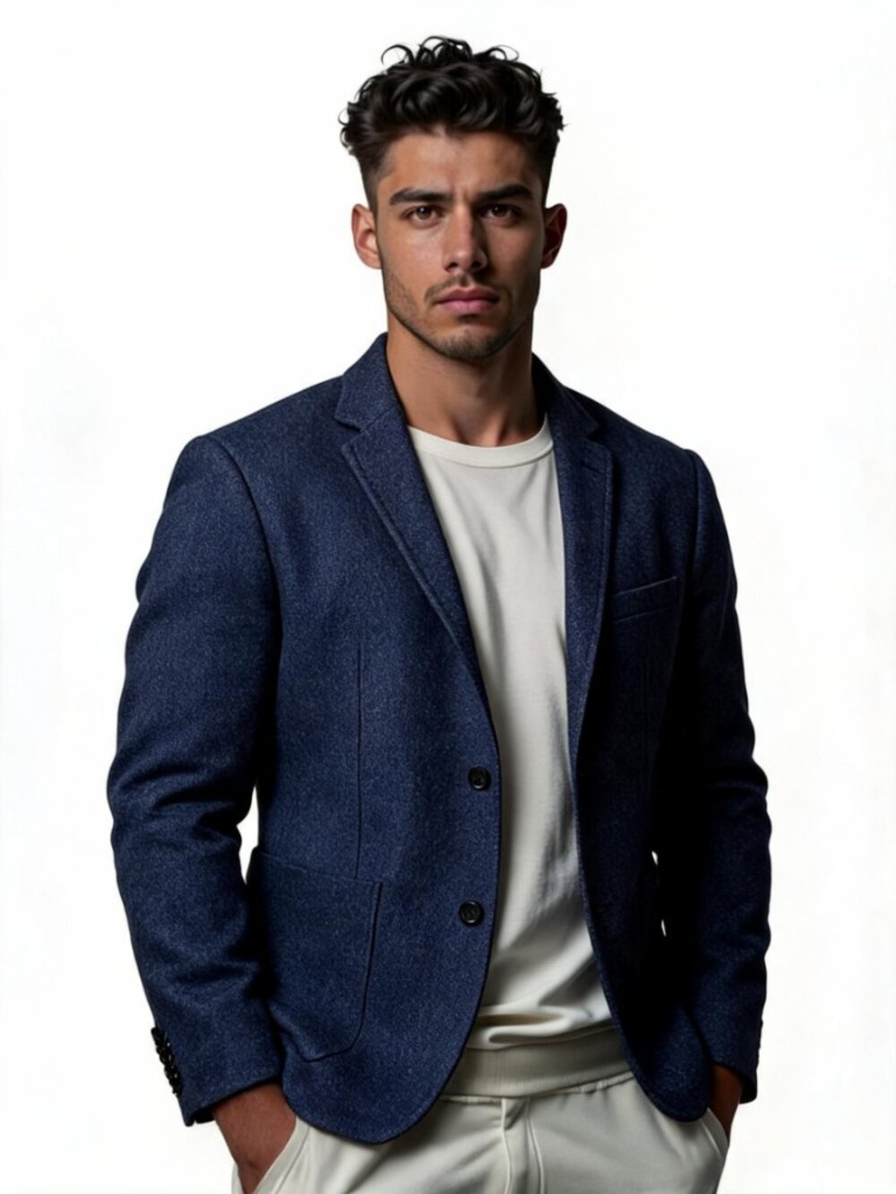 7Diamonds Men's Blazer Size S Blue CTM3279714
